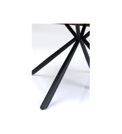 Krzesło CHELSEA 88 cm welur brązowe