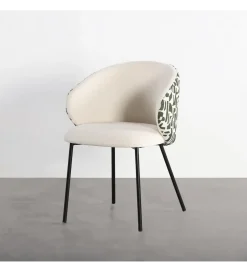 Krzesło ESTAMPADO 74 cm biało szare