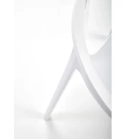 Krzesło NATI z podłokietnikami białe