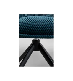 Krzesło obrotowe CARLITO MESH 82 cm niebieski