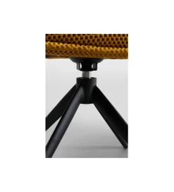 Krzesło obrotowe CARLITO MESH 82 cm żółty