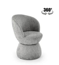 Krzesło obrotowe K581 82 cm popielate