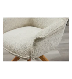 Krzesło obrotowe LE GRAND chenille beige