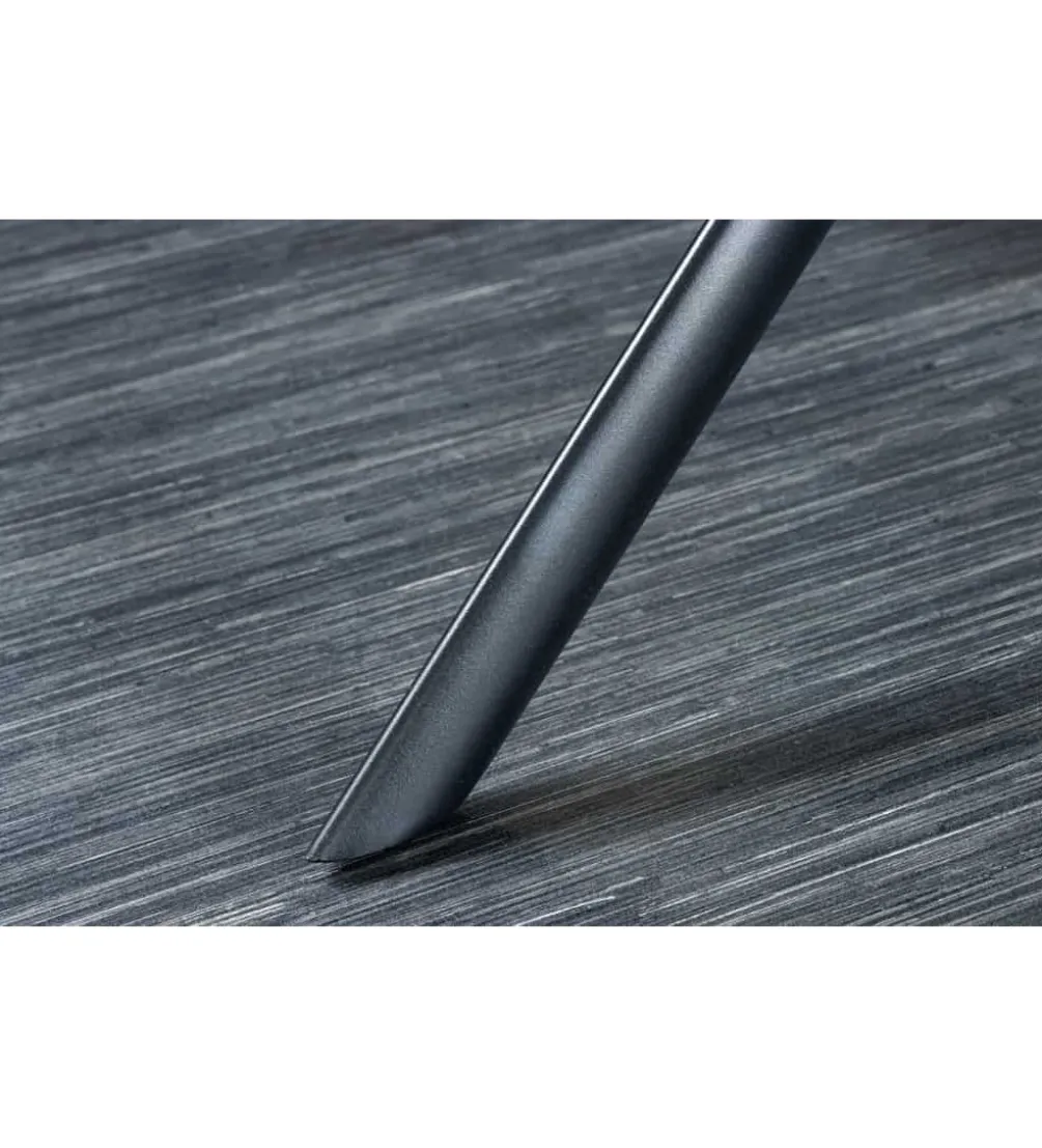 Krzesło obrotowe PAPILLON 83 cm 180 stopni skórzany taupe