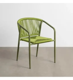 Krzesło ogrodowe APASENO 77 cm zielone