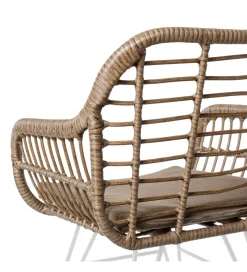 Krzesło ogrodowe ARIKI naturalne białe