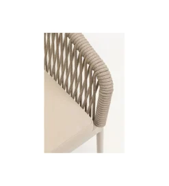 Krzesło ogrodowe CYPRUS 82 cm beżowe