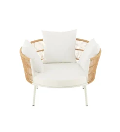 Krzesło ogrodowe JOALEN 79 cm rattan