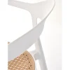 Krzesło ogrodowe K530 80 cm białe naturalne