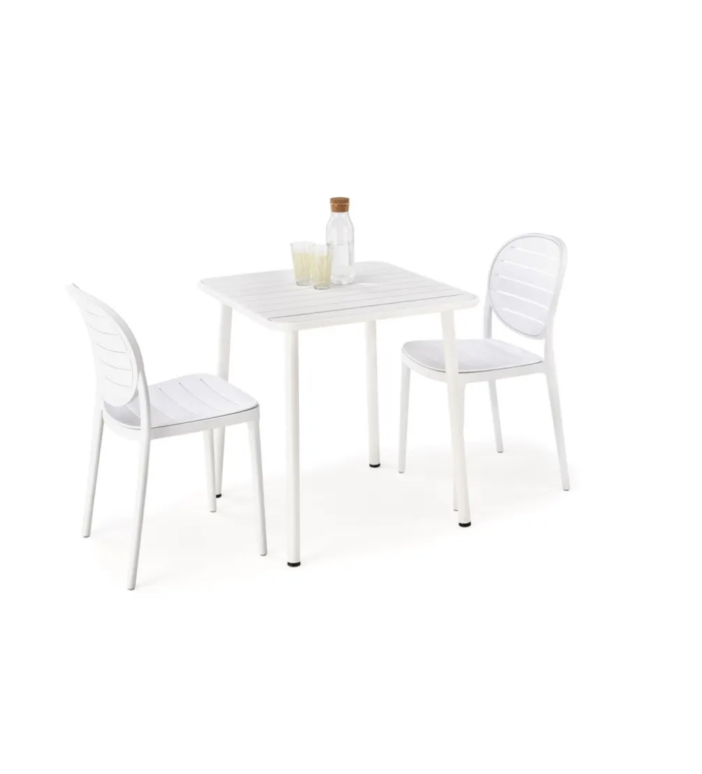 Krzesło ogrodowe K529 83 cm biały