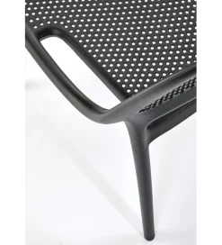 Krzesło ogrodowe K532 80 cm czarne