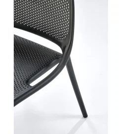 Krzesło ogrodowe K532 80 cm czarne