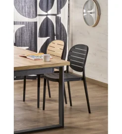 Krzesło ogrodowe K529 83 cm czarne