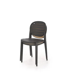 Krzesło ogrodowe K529 83 cm czarne