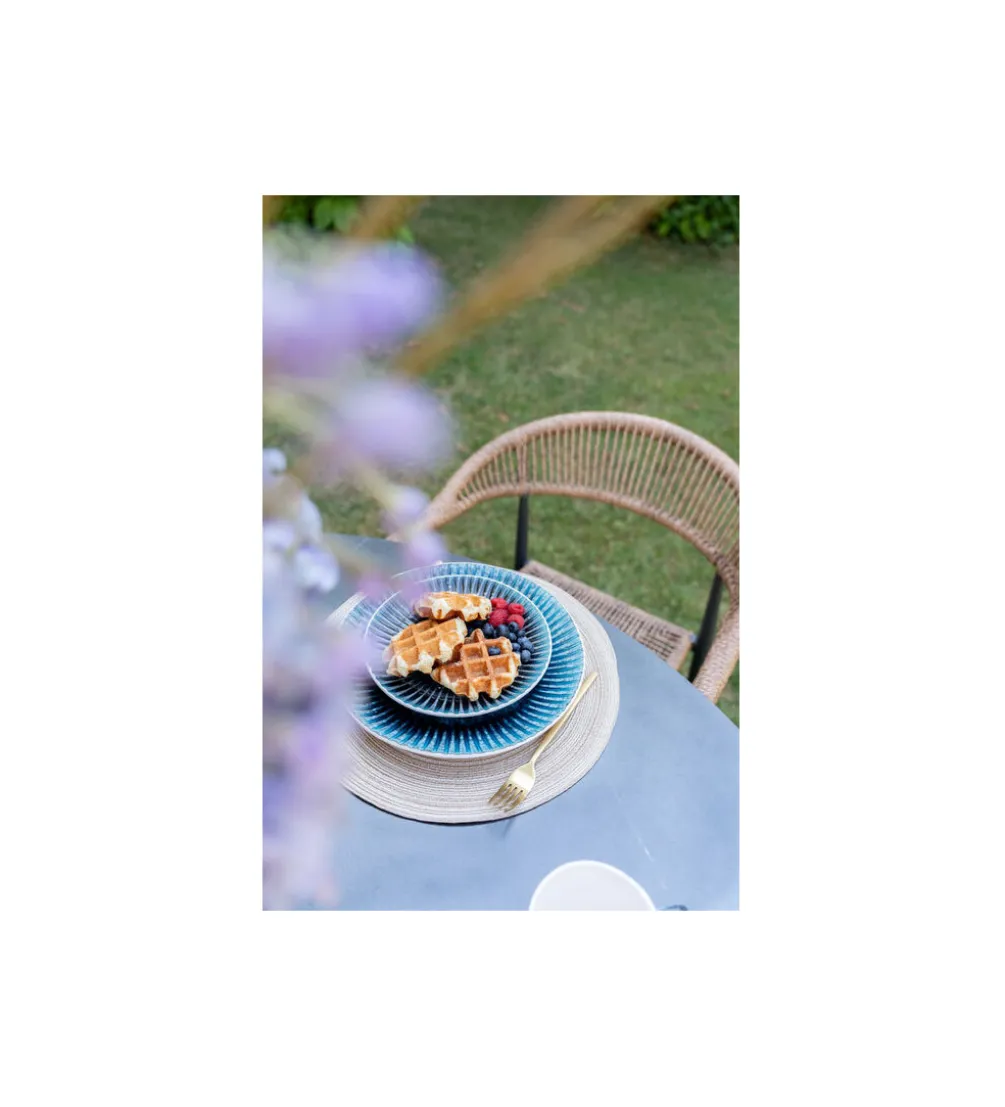 Krzesło ogrodowe PALMA 78 cm czarne naturalne
