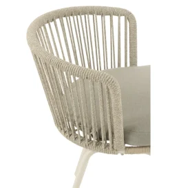 Krzesło ogrodowe TOA 75 cm szare