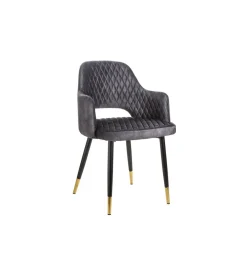 Krzesło Paris Velvet Szare