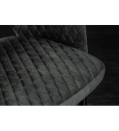 Krzesło Paris Velvet szaro zielone