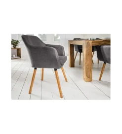 Krzesło Supreme antyczne szare