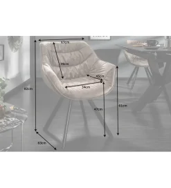 Krzesło The Dutch Comfort Taupe