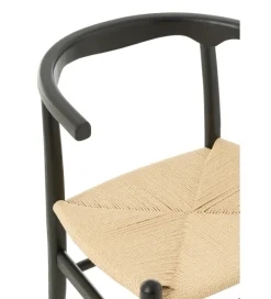 Krzesło TOON 76 cm drewno bukowe czarne