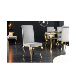 Krzesło TRENTINO Modern Barock szare
