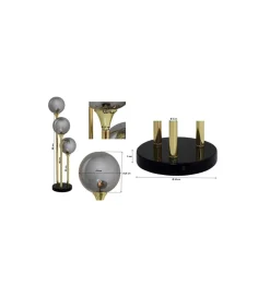 Lampa stołowa AI CAPONE TRE 83 cm