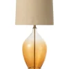 Lampa stołowa AMBER 85 cm szklana