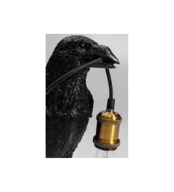 Lampa stołowa Animal Crow 34 cm czarna