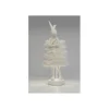 Lampa stołowa ANIMAL RABBIT FUR 68 cm srebrno biała