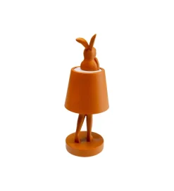 Lampa stołowa ANIMAL RABBIT LED 29 cm pomarańczowa