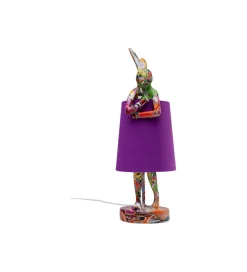 Lampa stołowa ANIMAL RABBIT 50 cm fioletowa