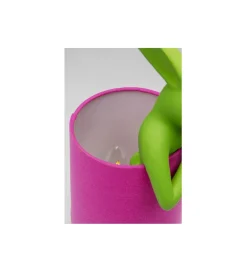 Lampa stołowa ANIMAL RABBIT 50 cm zielona różowa