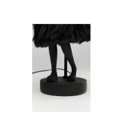 Lampa stołowa ANIMAL RABBIT FUR 50 cm czarno złota