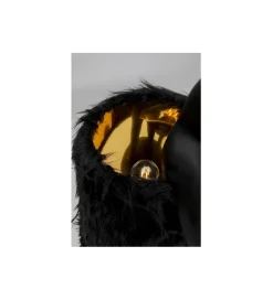 Lampa stołowa ANIMAL RABBIT FUR 68 cm czarna