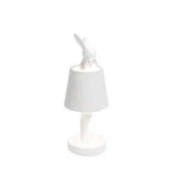 Lampa stołowa ANIMAL RABBIT 29 cm biała