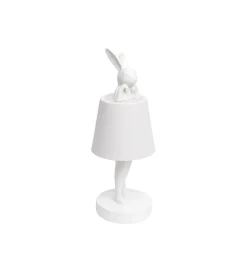 Lampa stołowa ANIMAL RABBIT 29 cm biała