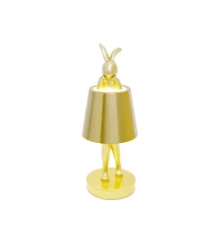 Lampa stołowa ANIMAL RABBIT 29 cm złota
