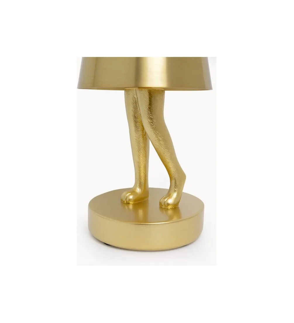 Lampa stołowa ANIMAL RABBIT 29 cm złota