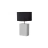 Lampa stołowa BRANDE 55 cm marmur biała