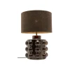 Lampa stołowa CALAMARO 58 cm klosz bouclé