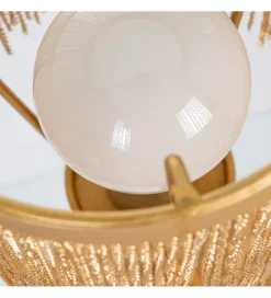 Lampa stołowa DANCEY 50 cm złota