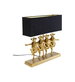 Lampa stołowa DANCING COWS złota