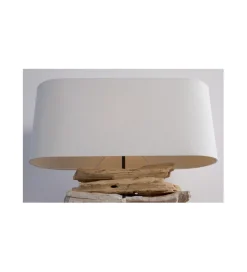 Lampa Stołowa  Driftwood Riverine Naturalna