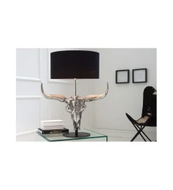 Lampa stołowa El Toro 68cm czarna