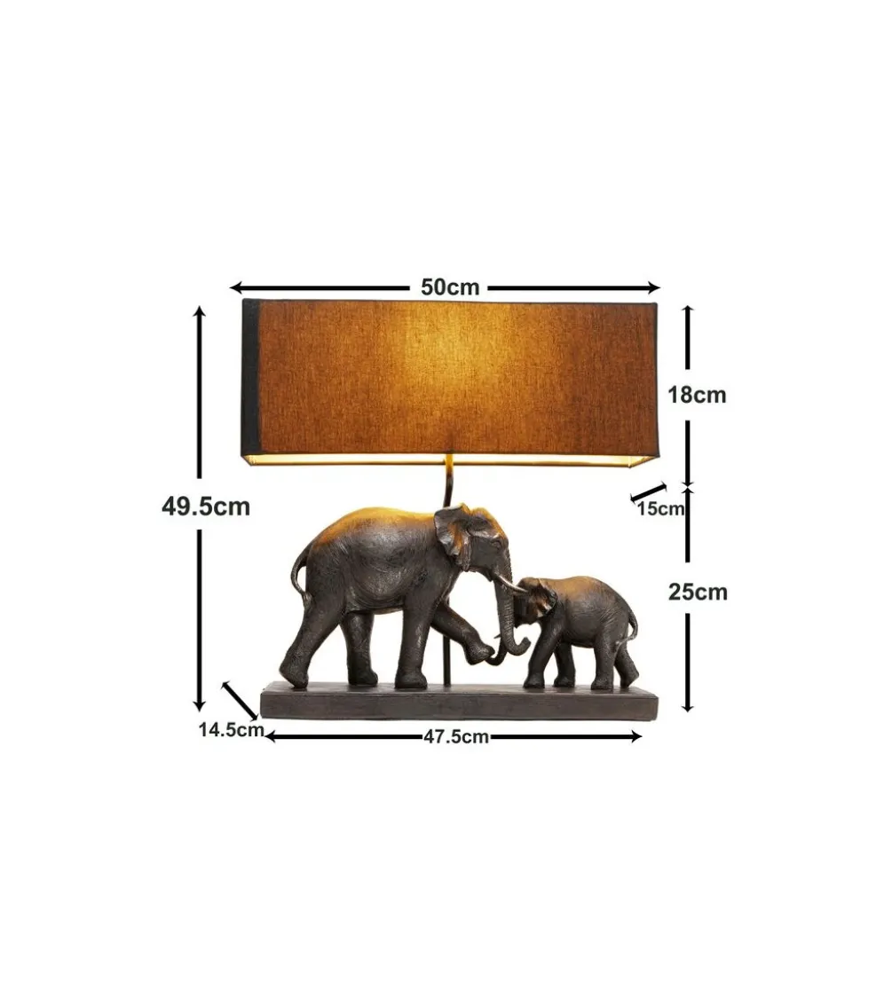 Lampa stołowa ELEPHANT FAMILY 50 cm