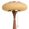 Lampa stołowa ETARAL 40 cm brązowo złota