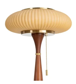 Lampa stołowa ETARAL 40 cm brązowo złota