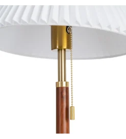 Lampa stołowa ETARAL 50 cm biało złota