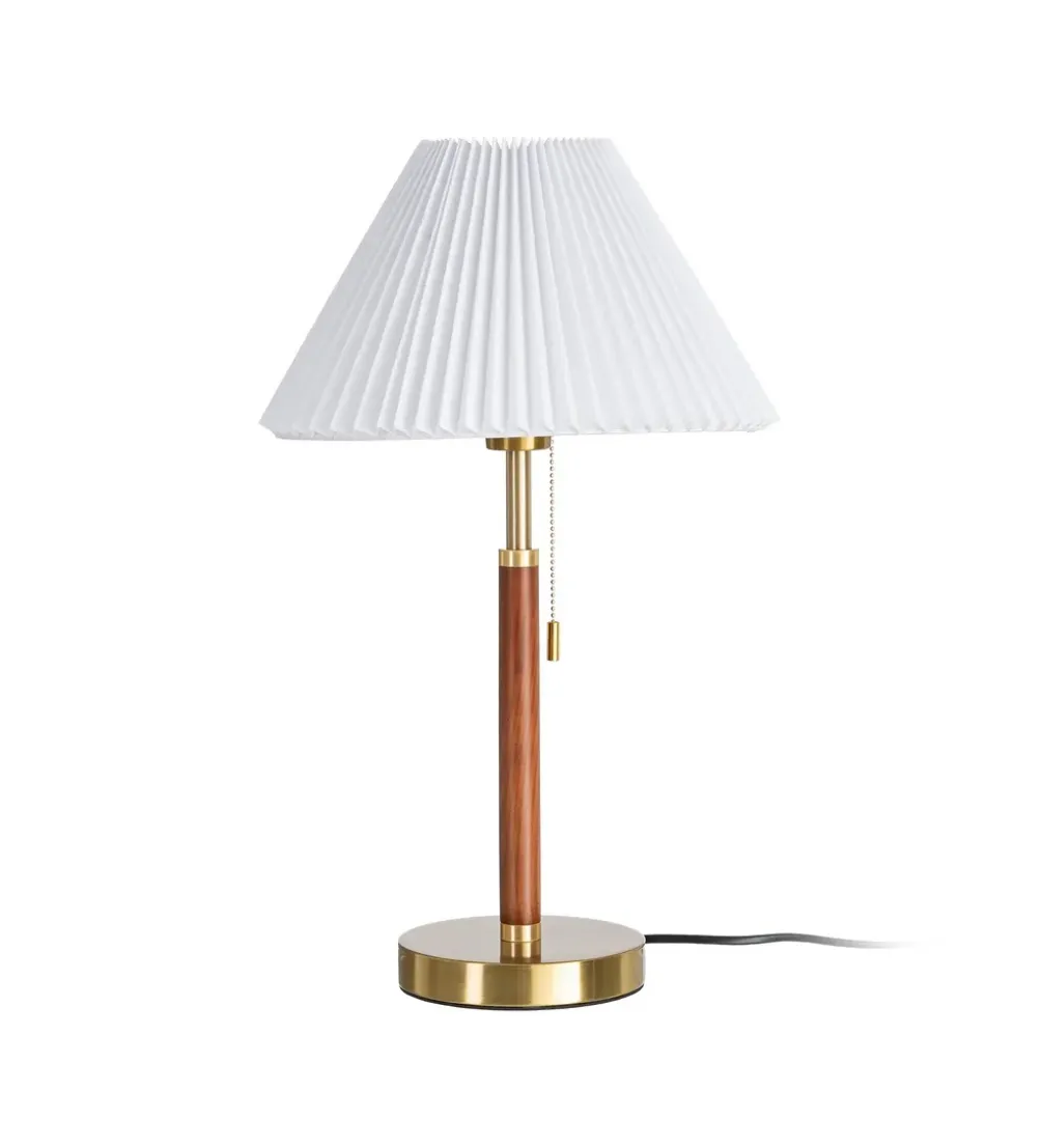 Lampa stołowa ETARAL 50 cm biało złota